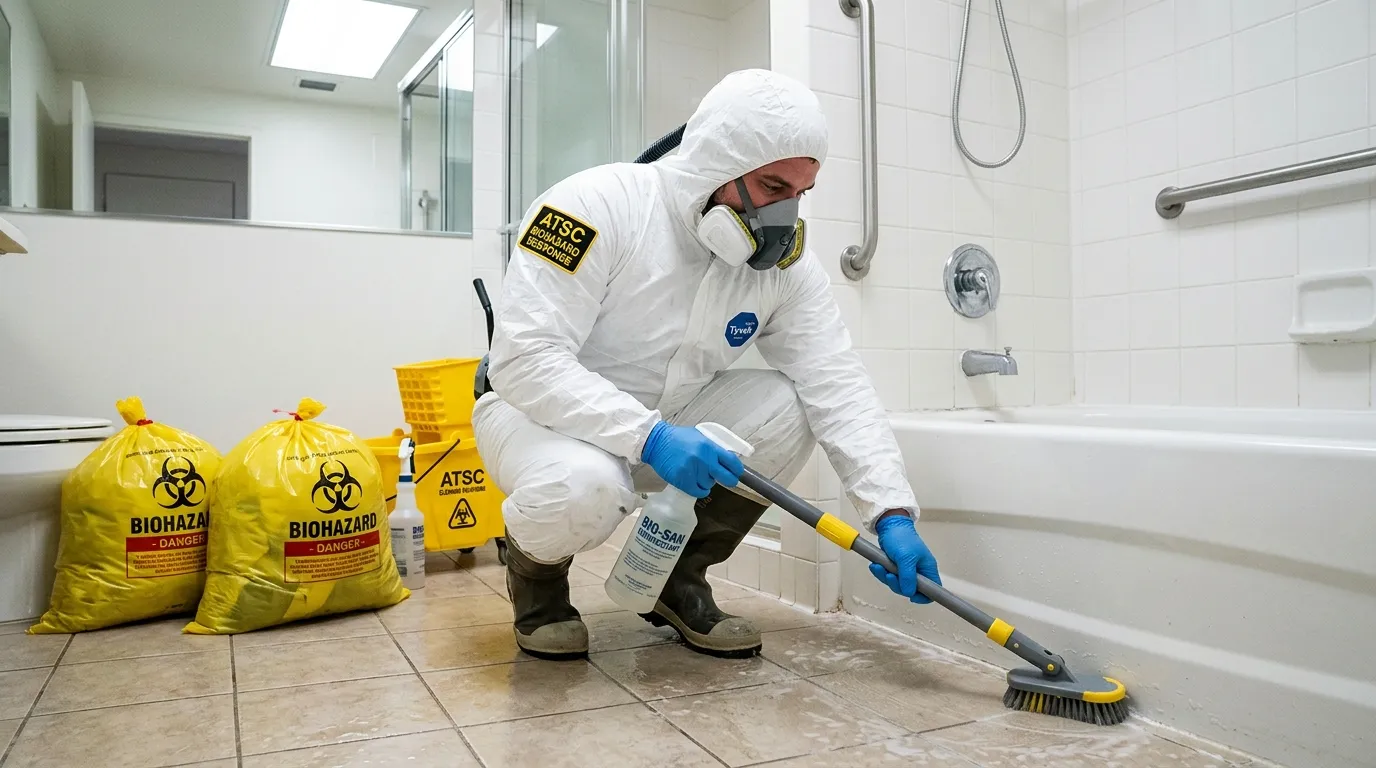 Decontamination equipment deployed for Blood Cleanup in East Alton